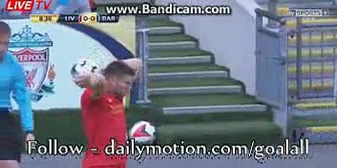 Jeremy Mathieu Super PASS Messi - Liverpool vs Barcelona - International Champions Cup 06.08.2016