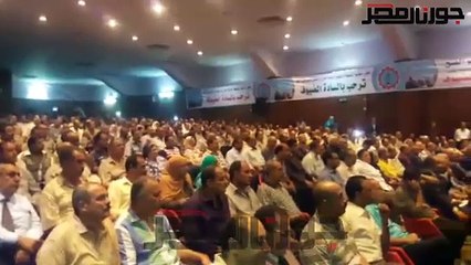 كلمة عبد الفتاح إبراهيم رئيس نقابة الغزل والنسيج خلال المؤتمر