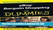 [Read PDF] eBay Bargain Shopping For Dummies (For Dummies (Lifestyles Paperback)) Ebook Free