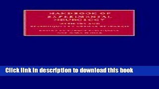 [Read PDF] Handbook of Experimental Neurology: Methods and Techniques in Animal Research Download