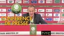 Conférence de presse Stade Brestois 29 - US Orléans (2-1) : Jean-Marc FURLAN (BREST) - Olivier FRAPOLLI (USO) - 2016/2017