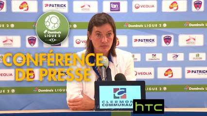 Conférence de presse Clermont Foot - Red Star  FC (0-0) : Corinne DIACRE (CF63) - Rui ALMEIDA (RED) - 2016/2017