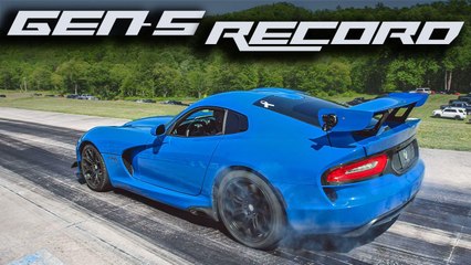 1500HP TT Viper - 12 Mile Speed Record!