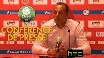 Conférence de presse Stade de Reims - FBBP 01 (1-0) : Michel DER ZAKARIAN (REIMS) - Hervé DELLA MAGGIORE (BBP) - 2016/2017