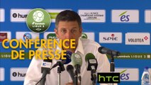 Conférence de presse RC Strasbourg Alsace - Amiens SC (1-0) : Thierry LAUREY (RCSA) - Christophe PELISSIER (ASC) - 2016/2017