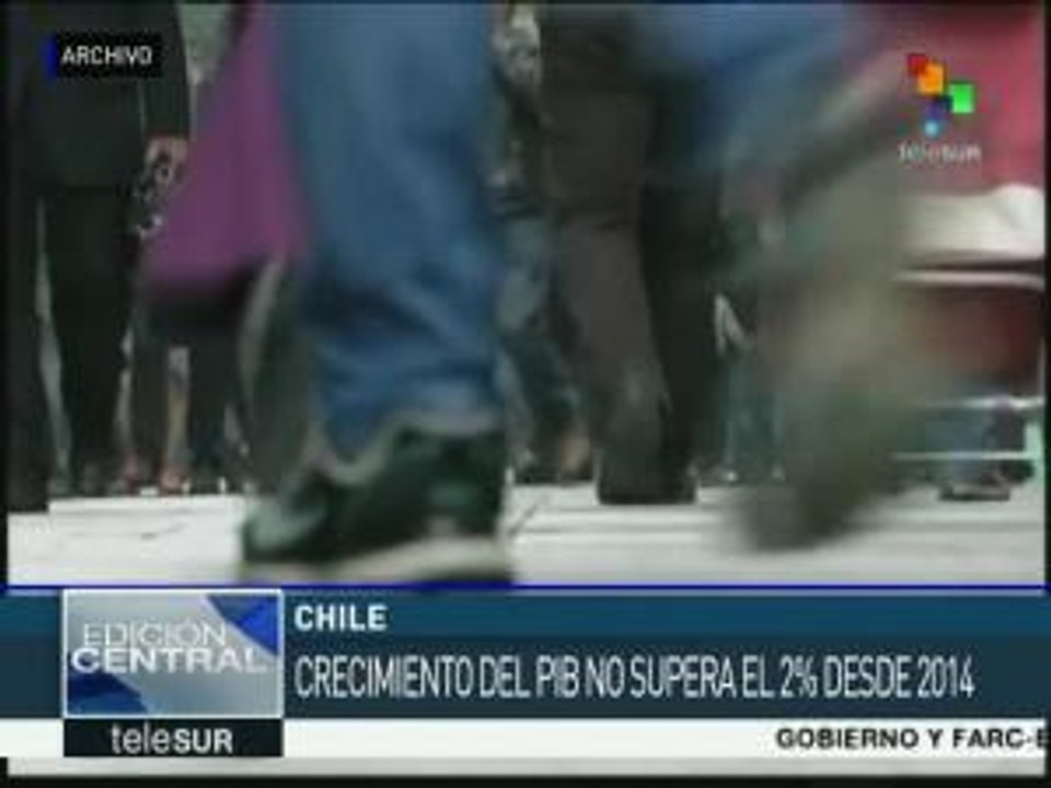 Economía de Chile crece menos de lo esperado