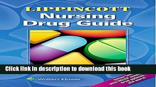 Ebook Lippincott Nursing Drug Guide Free Download