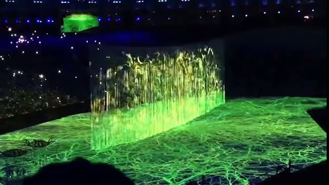 Cerimônia de Abertura das olímpiadas 2016 ao VIVO