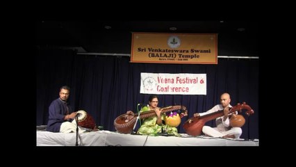 SAPNA: 8TH VEENA CONFERENCE: 2016: RAJESWARI AND RAVI PARITI IN CONCERT: "RAMA NINNE NAMMINAANU"