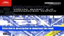 PDF  MCSD Guide to Developing Desktop Applications Using Microsoft Visual Basic 6.0: Advanced
