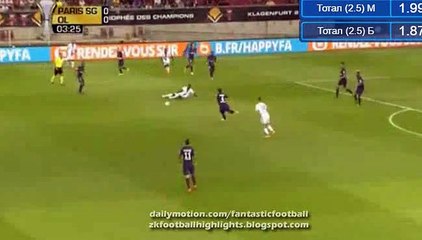 Nebil Fekir Goal HD - Paris Saint Germain 0-1 Lyon 06.08.2016 HD