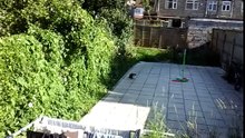 Satalite crashes in backgarden