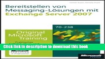 PDF  Bereitstellen von Messaging-LÃ¶sungen mit Microsoft Exchange Server 2007 - Original Microsoft