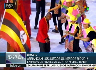 Protestas contra Temer marcan inauguración de JORío2016