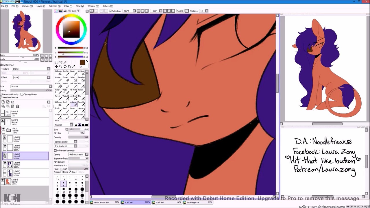 Gift art MLP oc speedpaint