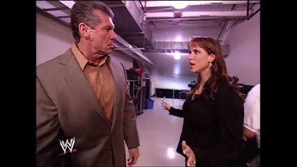Stephanie McMahon & Vince McMahon Backstage SmackDown 05.22.2003 (HD)