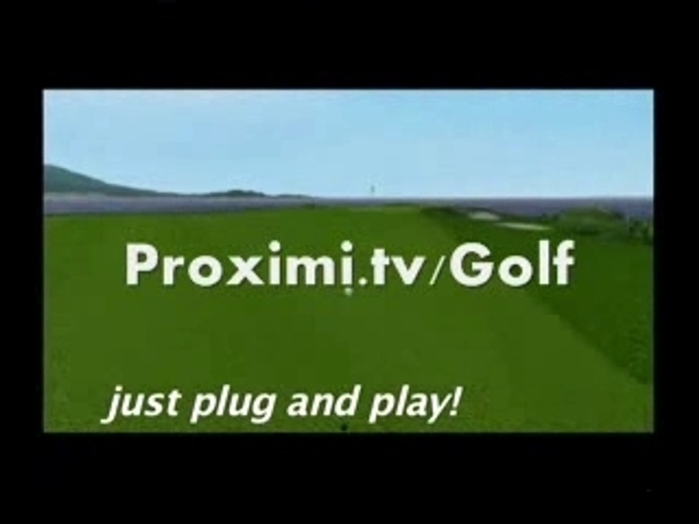 Economic golf simulator