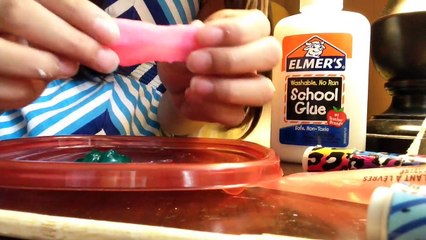 Making toothpaste slime