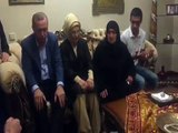 Cumhurbaşkanı Recep Tayyip Erdoğan şehit evinde Kur'an okudu