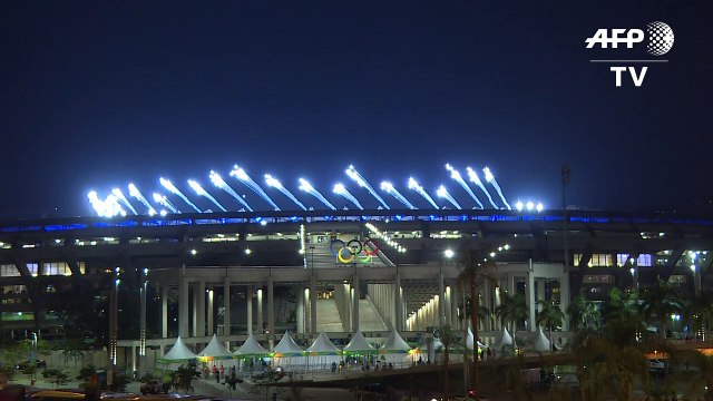 Début de la cérémonie d'ouverture des Jeux olympiques de Rio (2)