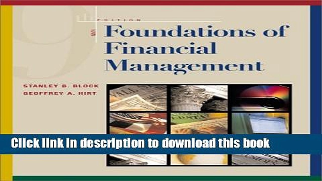 Foundations of Financial Management (The Irwin Series in Finance, Insurance, and Real Estate) For