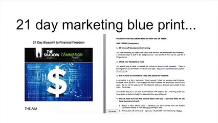 Attention Internet Marketers - Shadow Commission Project