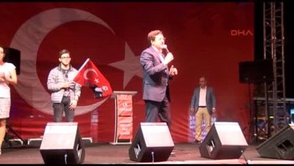 Murat Hazinedar 'Demokrasi Nöbeti'nde Konuştu