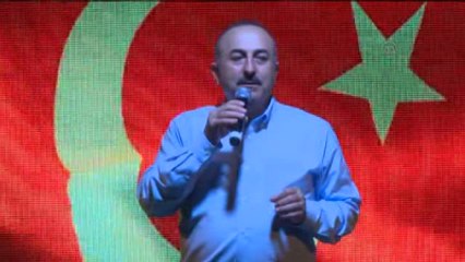 Dışişleri Bakanı Çavuşoğlu, "Demokrasi Nöbeti" Tutan Vatandaşlara Seslendi (5)