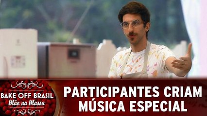 Participantes criam música especial