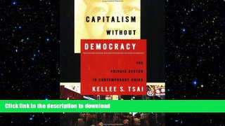 READ PDF Capitalism without Democracy: The Private Sector in Contemporary China READ PDF FILE ONLINE