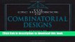 Books CRC Handbook of Combinatorial Designs (Discrete Mathematics and Its Applications) Free Online