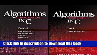 Ebook Algorithms in C, Parts 1-5 (Bundle): Fundamentals, Data Structures, Sorting, Searching, and