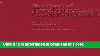 Ebook Handbook of Evolutionary Computation (Computational Intelligence Library) Full Online