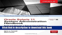 [Read  e-Book PDF] Oracle Solaris 11.2 System Administration Handbook (Oracle Press) Free Books