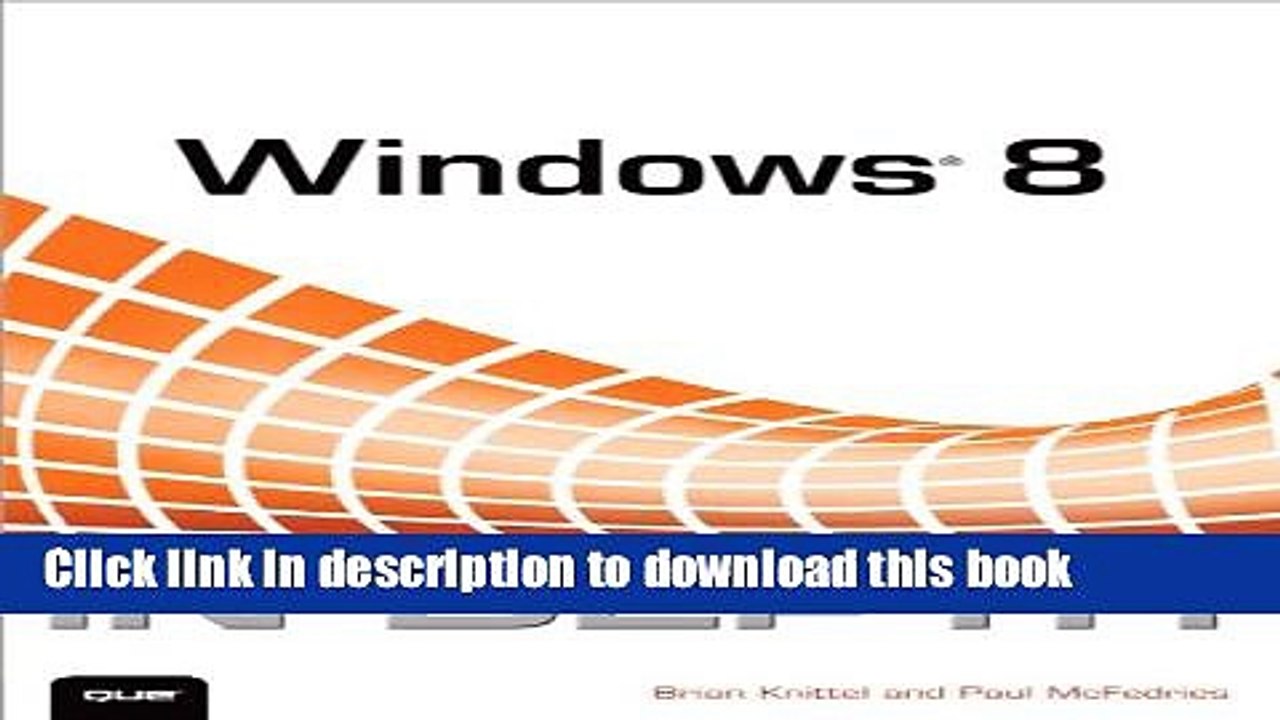 [Read PDF] Windows 8 In Depth Download Free