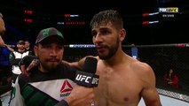 Yair Rodríguez agradece en español (UFC Salt Lake City)