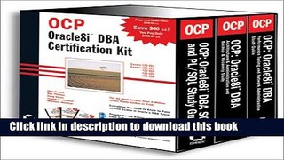 [Popular] Book OCP: Oracle8i DBA Certification Kit Free Download