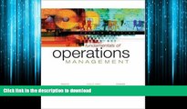 READ THE NEW BOOK Fundamentals of Operations Management with Student CD-Rom READ EBOOK