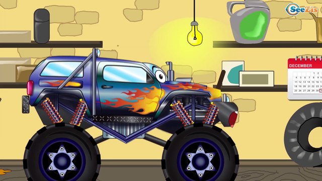 Мультфильмы Машинки мультики Машинка Новый Год и Полицейская машина у видео Для детей Гонки