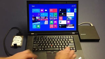 How to use your laptop's combination USB_eSATA port to temporarily run another operating system