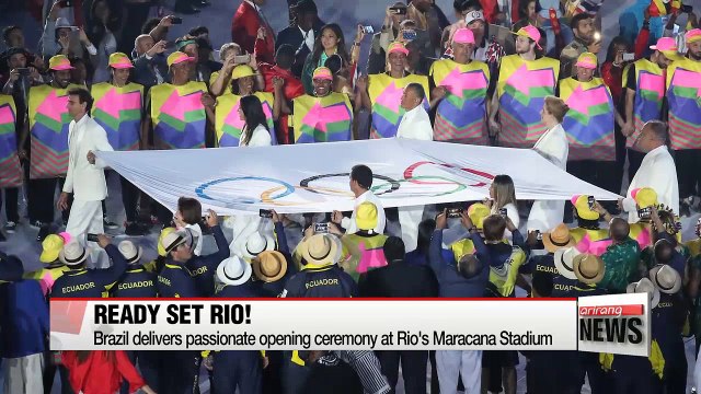 2016 Rio Olympics open with bang at Maracana Stadium