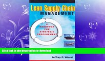 READ PDF Lean Supply Chain Management: A Handbook for Strategic Procurement FREE BOOK ONLINE