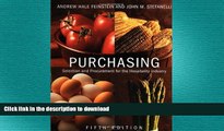 READ ONLINE Purchasing: Selection and Procurement for the Hospitality Industry, 5th Edition READ