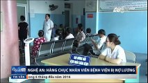 Nghệ An- Hàng chục nhân viên bệnh viện bị nợ lương