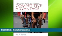 DOWNLOAD Gaining and Sustaining Competitive Advantage (4th Edition) READ PDF FILE ONLINE