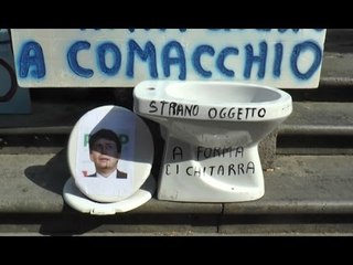 Napoli - "Stop allo scippo dell’arte", protesta contro Comacchio e Franceschini (06.08.16)