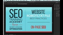 SEO Tutorial for Beginners - 15 - How to Create Robots.txt File for seo (720p_30fps_H264-192kbit_AAC)