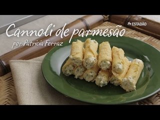Prato do dia | Cannoli de parmesão