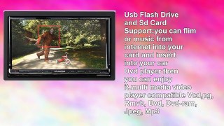 free rear view camera+double 2 din car stereo