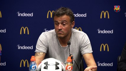 Luis Enrique: "La diferencia de ritmo ha sido muy clara"